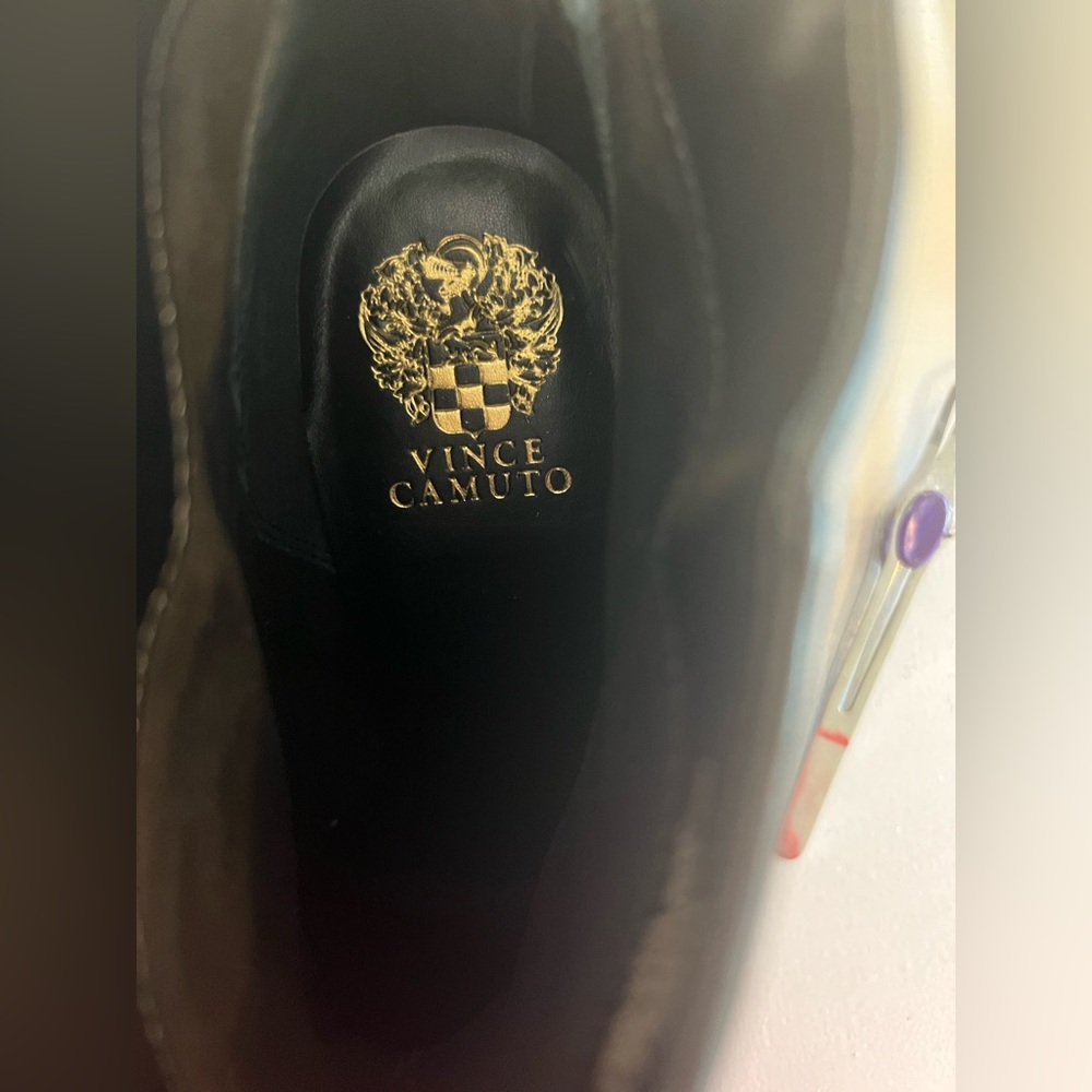 Vince Camuto Black Leather boots size 11 - Picture 6 of 9